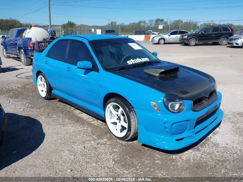 2002 Subaru Impreza Wrx VIN: JF1GD29672G508570 Lot: 40625606