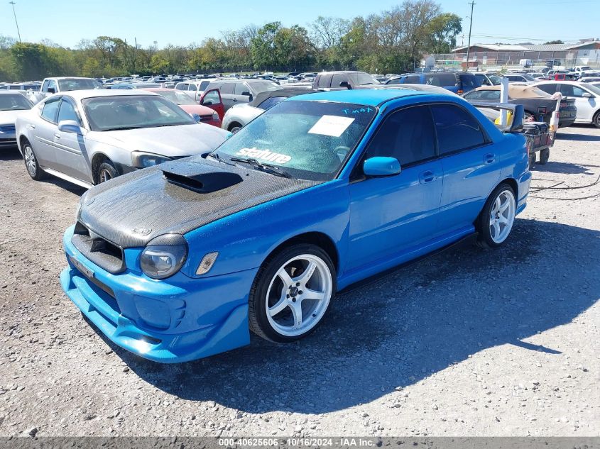 2002 Subaru Impreza Wrx VIN: JF1GD29672G508570 Lot: 40625606