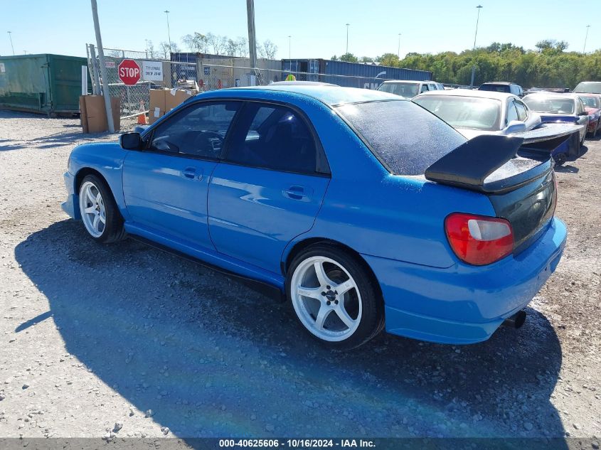 2002 Subaru Impreza Wrx VIN: JF1GD29672G508570 Lot: 40625606