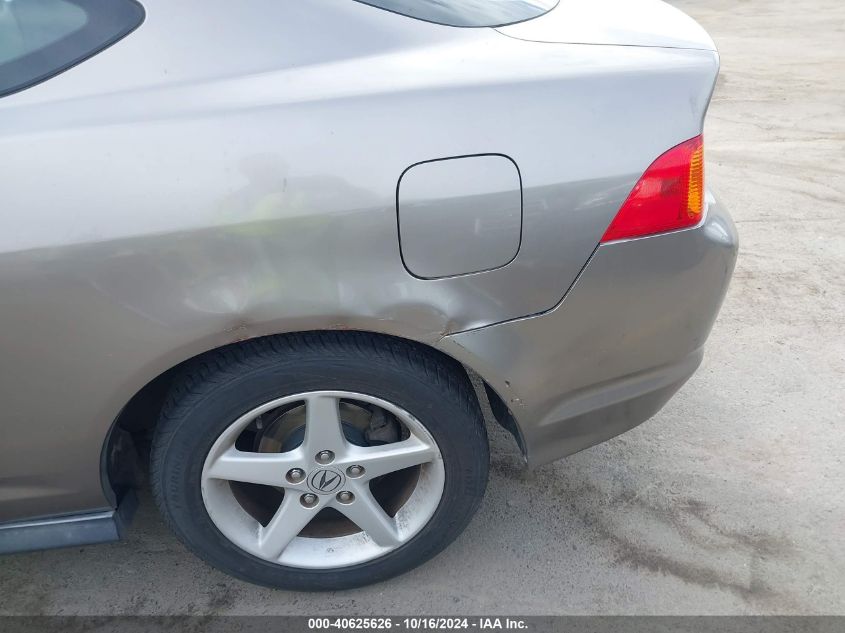 2004 Acura Rsx VIN: JH4DC54884S019295 Lot: 40625626