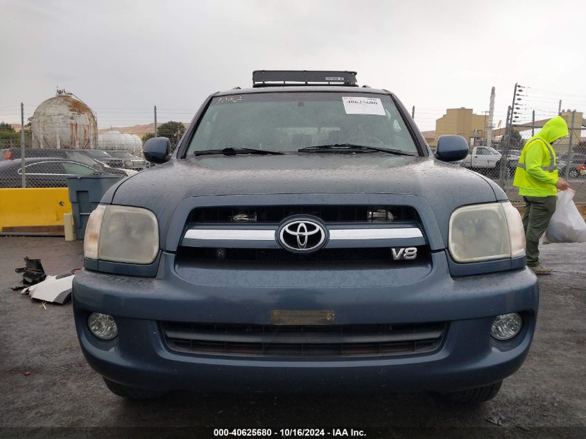 2006 Toyota Sequoia Limited VIN: 5TDZT38A16S274438 Lot: 40625680