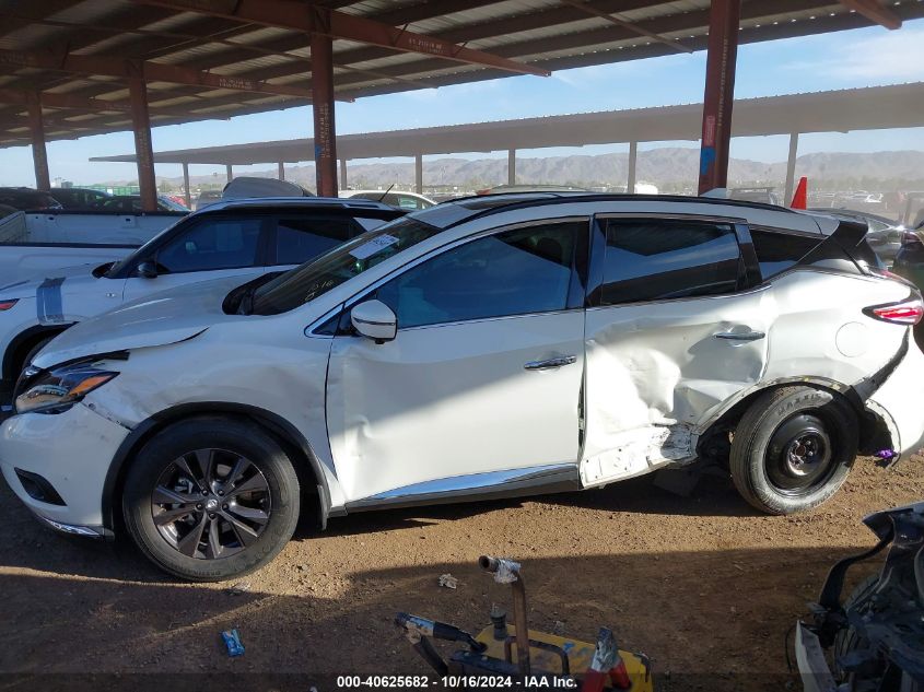 2018 Nissan Murano Sv VIN: 5N1AZ2MG7JN141161 Lot: 40625682