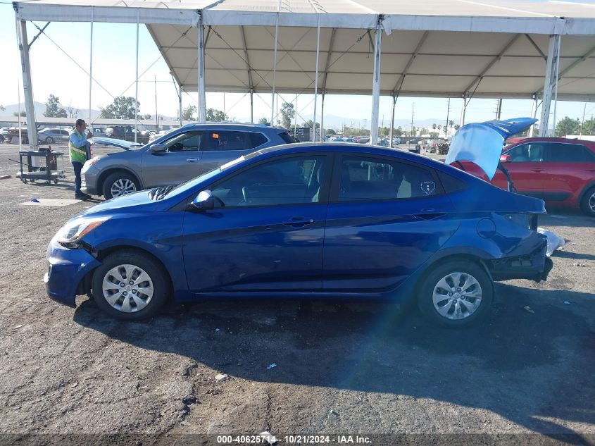 2016 Hyundai Accent Se VIN: KMHCT4AE4GU122672 Lot: 40625714