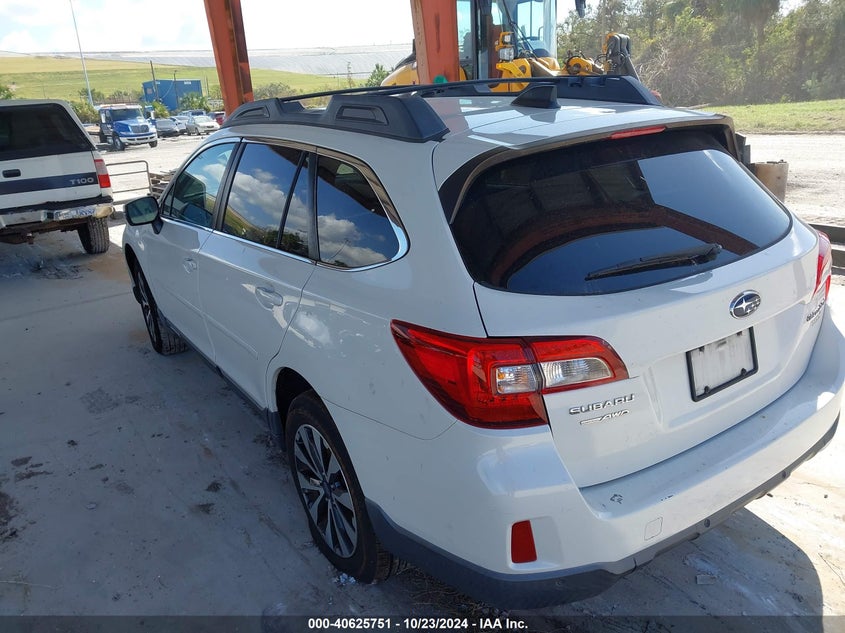 2017 SUBARU OUTBACK 2.5I LIMITED - 4S4BSANC7H3276354
