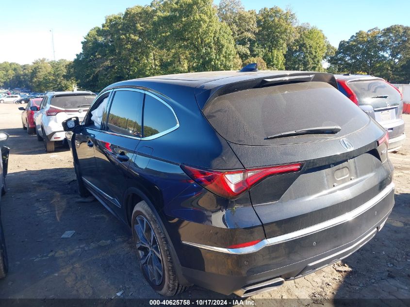 2022 Acura Mdx Technology VIN: 5J8YD9H45NL002577 Lot: 40625758