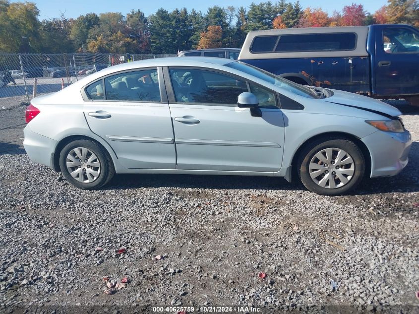 2012 Honda Civic Lx VIN: 2HGFB2E56CH520452 Lot: 40625759