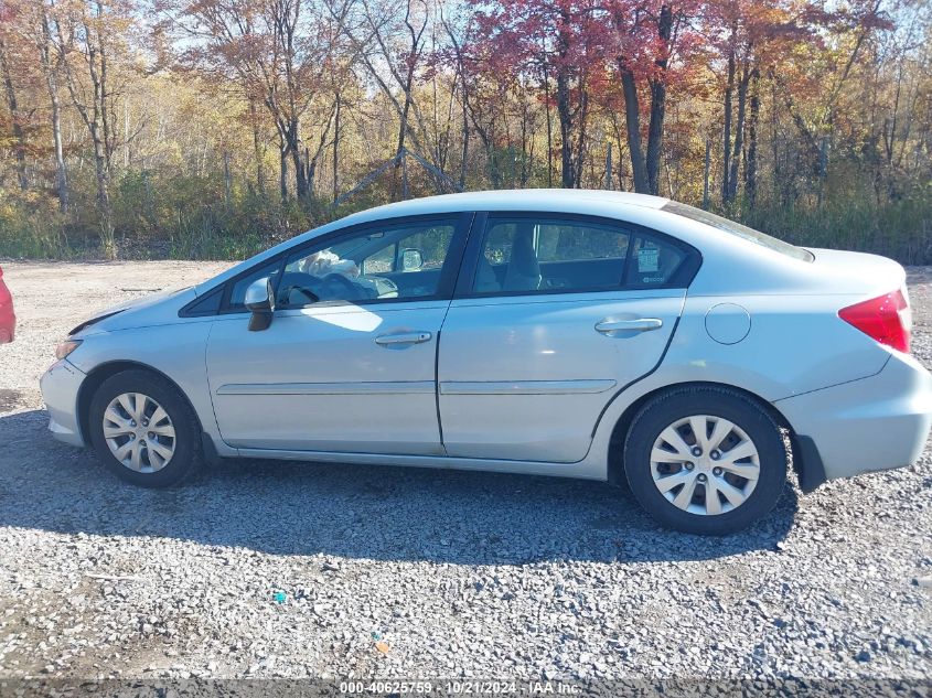 2012 Honda Civic Lx VIN: 2HGFB2E56CH520452 Lot: 40625759