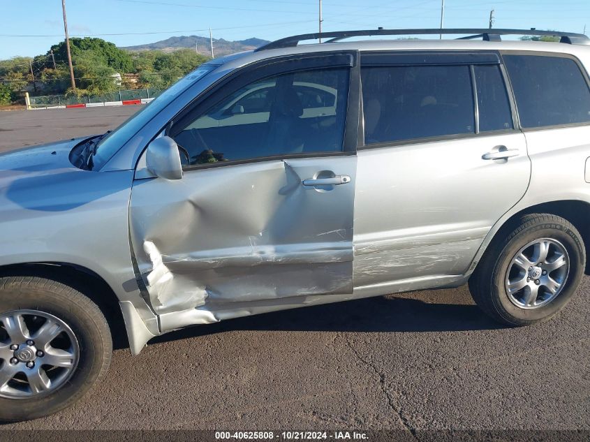 2004 Toyota Highlander V6 VIN: JTEDP21A940020152 Lot: 40625808