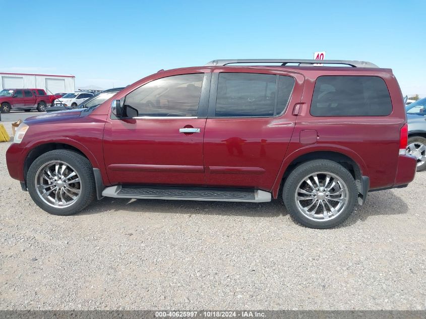 2011 Nissan Armada Sv VIN: 5N1AA0ND0BN606736 Lot: 40625997