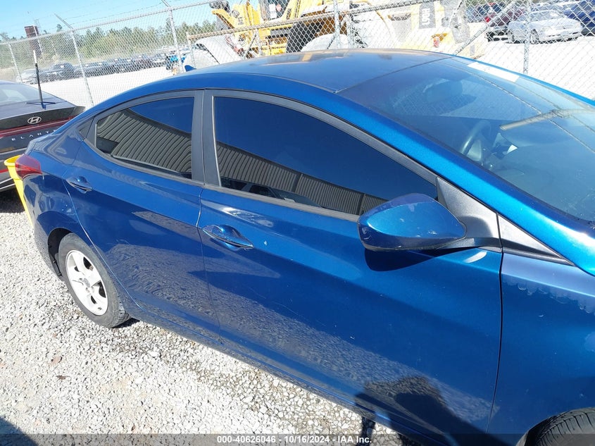 2014 Hyundai Elantra Se VIN: KMHDH4AE2EU200112 Lot: 40626046