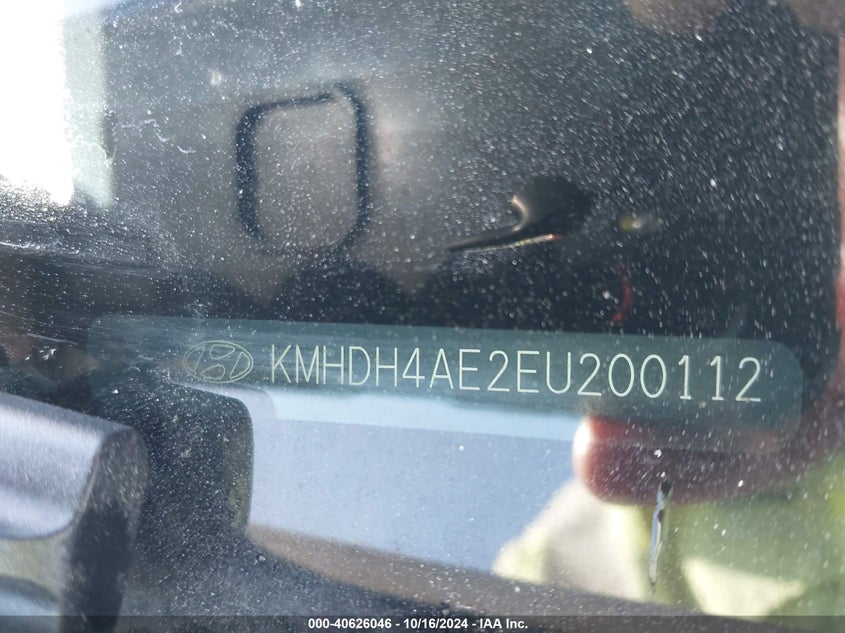 2014 Hyundai Elantra Se VIN: KMHDH4AE2EU200112 Lot: 40626046