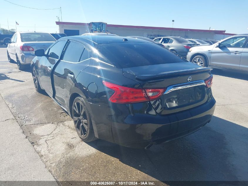 2017 Nissan Maxima 3.5 Platinum/3.5 S/3.5 Sl/3.5 Sr/3.5 Sv VIN: 1N4AA6AP3HC368740 Lot: 40626087