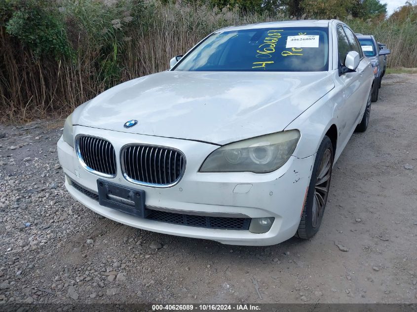 2011 BMW 740I VIN: WBAKA4C5XBC612483 Lot: 40626089