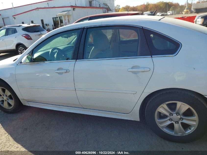 2012 Chevrolet Impala Ls VIN: 2G1WF5E32C1165204 Lot: 40626096