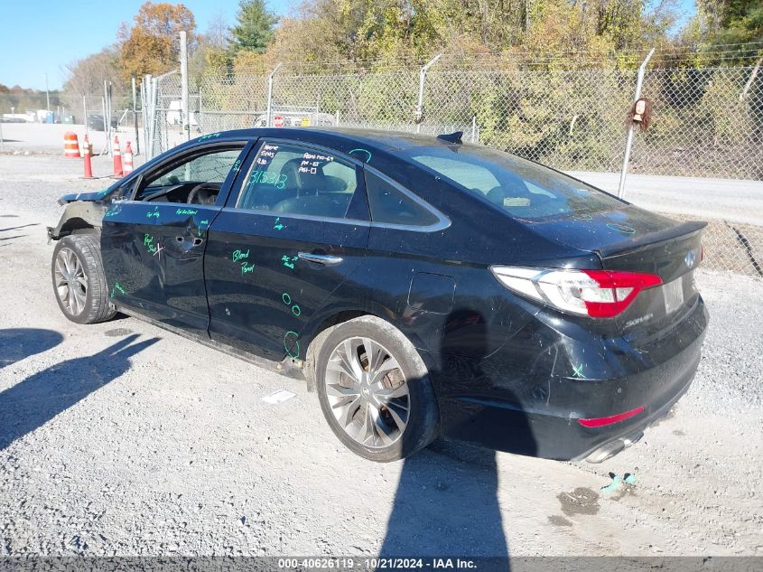 VIN 5NPE34AB8FH254216 2015 Hyundai Sonata, Limited... no.3