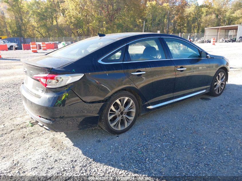 VIN 5NPE34AB8FH254216 2015 Hyundai Sonata, Limited... no.4