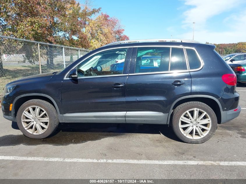 2014 Volkswagen Tiguan Sel VIN: WVGBV3AX5EW568039 Lot: 40626157