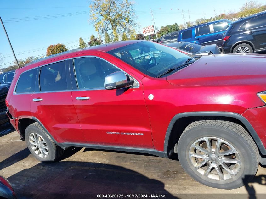 2015 Jeep Grand Cherokee Limited VIN: 1C4RJFBG7FC726799 Lot: 40626172