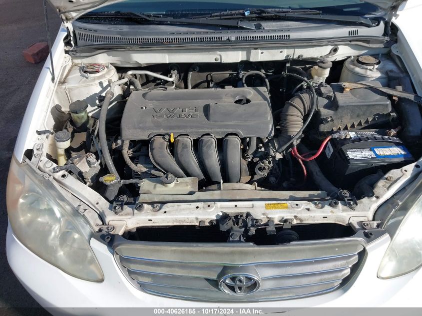 2004 Toyota Corolla Ce VIN: JTDBR32E142020700 Lot: 40626185