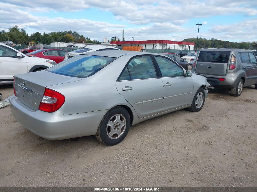 2002 Toyota Camry Le V6 VIN: 4T1BF30K62U540650 Lot: 40626186