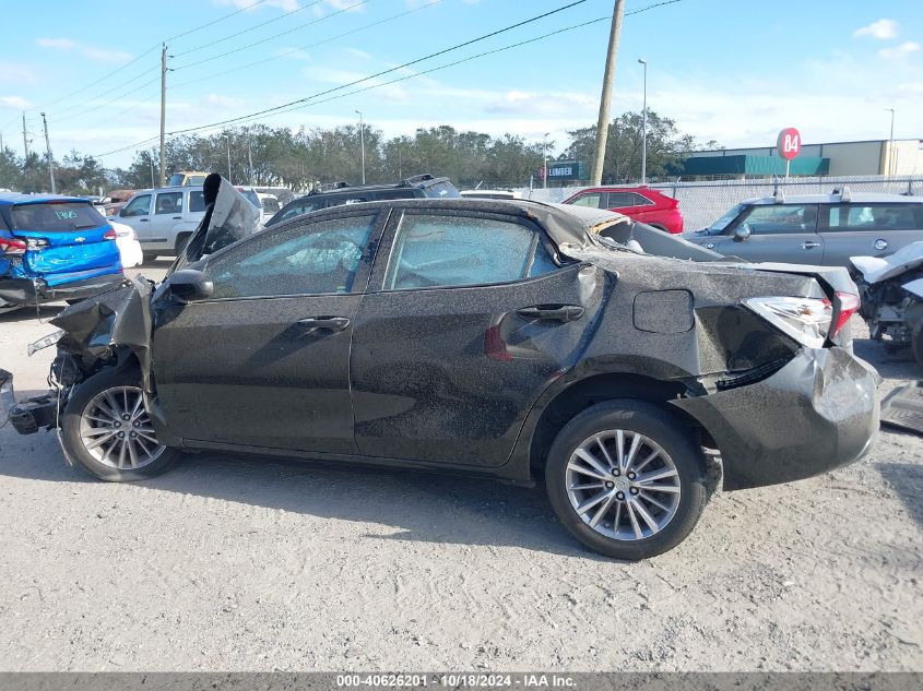 2015 Toyota Corolla Le Plus VIN: 2T1BURHE9FC419772 Lot: 40626201