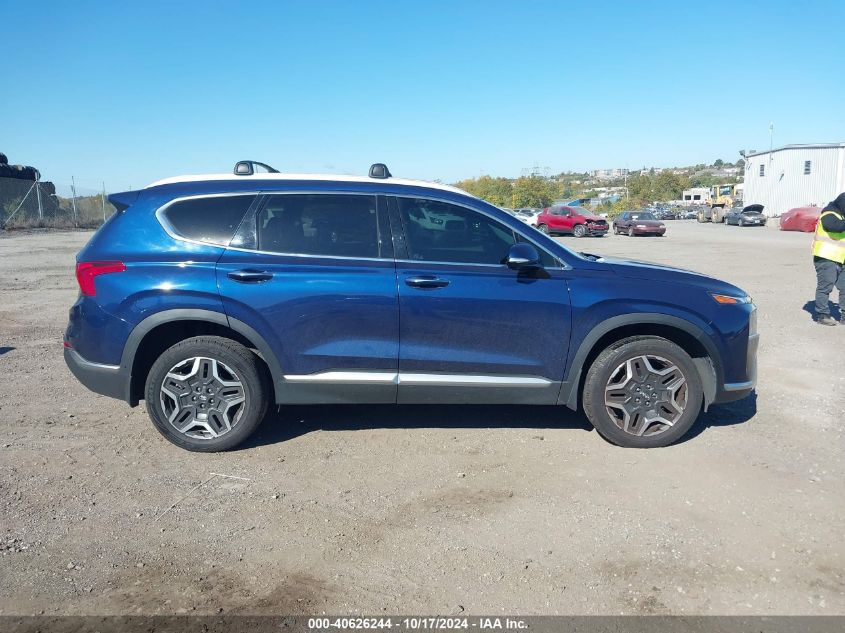 2021 Hyundai Santa Fe Limited VIN: 5NMS4DALXMH366678 Lot: 40626244