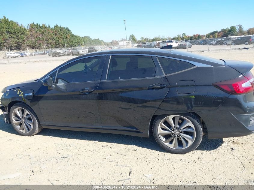 2018 Honda Clarity Plug-In Hybrid Touring VIN: JHMZC5F30JC001581 Lot: 40626247