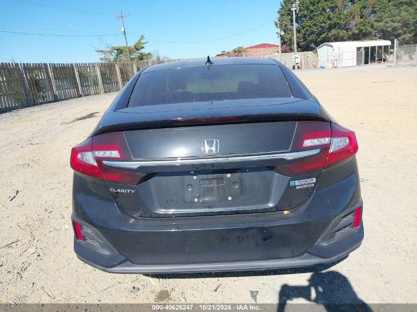 2018 Honda Clarity Plug-In Hybrid Touring VIN: JHMZC5F30JC001581 Lot: 40626247