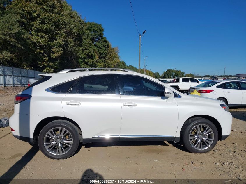 2013 Lexus Rx 450H VIN: JTJBC1BA2D2063670 Lot: 40626257