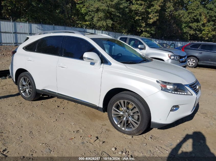 VIN JTJBC1BA2D2063670 2013 Lexus RX, 450H no.1