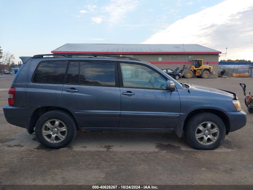 2004 Toyota Highlander V6 VIN: JTEEP21A940066276 Lot: 40626267