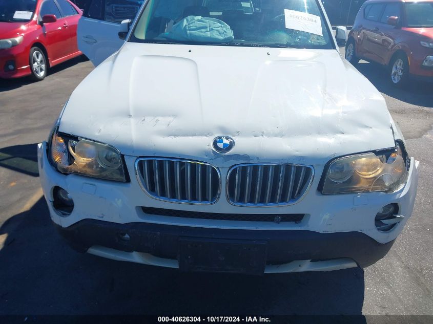 2008 BMW X3 3.0Si VIN: WBXPC93408WJ15931 Lot: 40626304