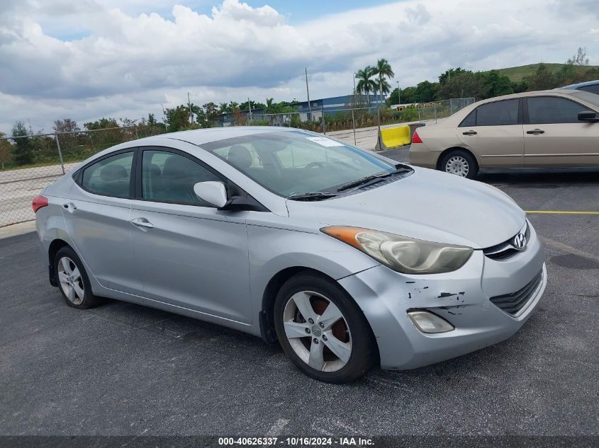 2012 Hyundai Elantra Gls VIN: 5NPDH4AE6CH145921 Lot: 40626337