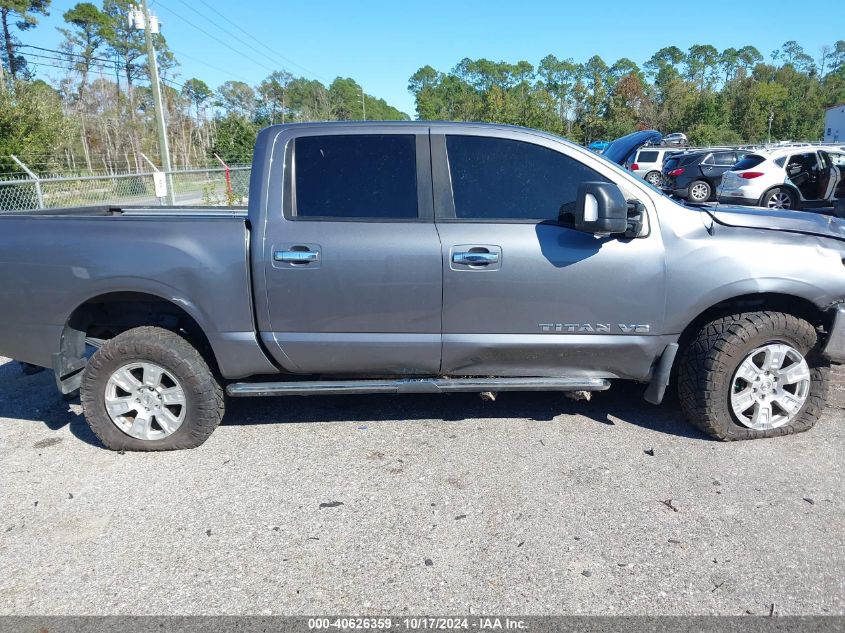 2018 Nissan Titan Platinum Reserve/Pro-4X/S/Sl/Sv VIN: 1N6AA1E58JN509735 Lot: 40626359