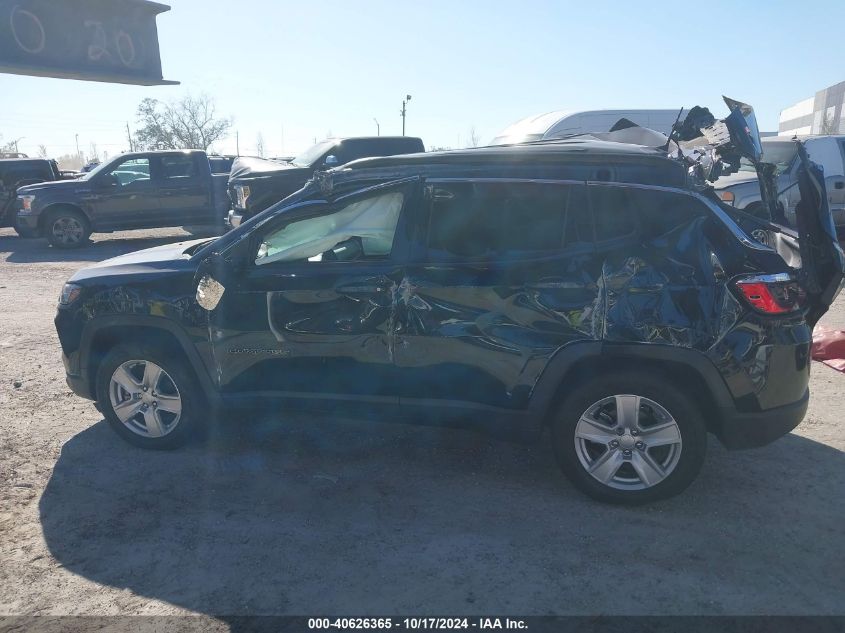 2022 Jeep Compass Latitude Fwd VIN: 3C4NJCBB6NT225259 Lot: 40626365