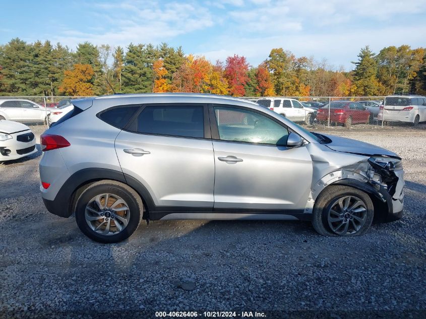 2017 Hyundai Tucson Limited/Sport And Eco/Se VIN: KM8J3CA44HU394231 Lot: 40626406