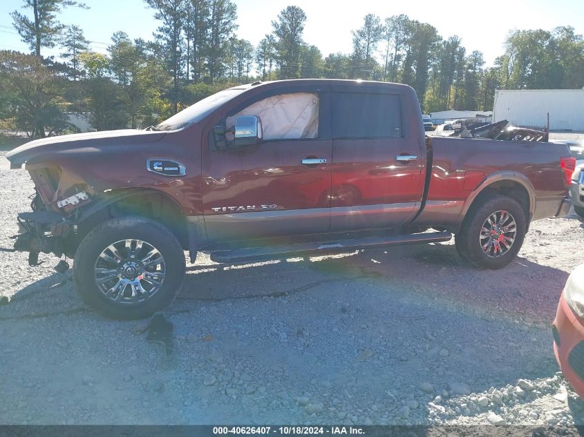 2016 Nissan Titan Xd Platinum Reserve Diesel VIN: 1N6BA1F48GN512072 Lot: 40626407