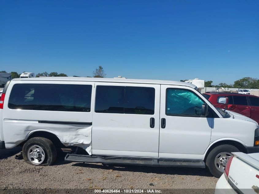 2022 Chevrolet Express Passenger Rwd 3500 Extended Wheelbase Ls VIN: 1GAZGNF7XN1251476 Lot: 40626464