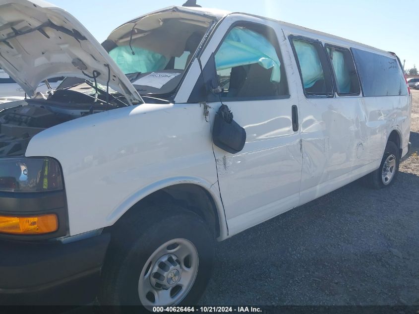 2022 Chevrolet Express Passenger Rwd 3500 Extended Wheelbase Ls VIN: 1GAZGNF7XN1251476 Lot: 40626464