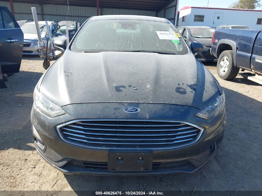 2019 Ford Fusion Se VIN: 3FA6P0HD2KR251012 Lot: 40626475