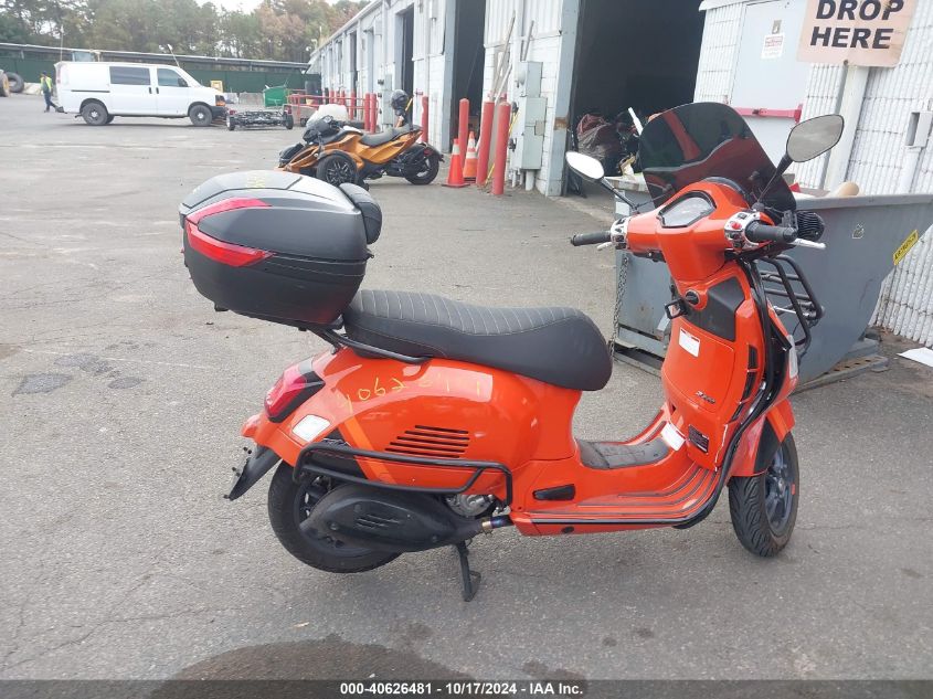 2024 Vespa Gts/Sei Giorni 300 VIN: ZAPMD39M8R5200863 Lot: 40626481