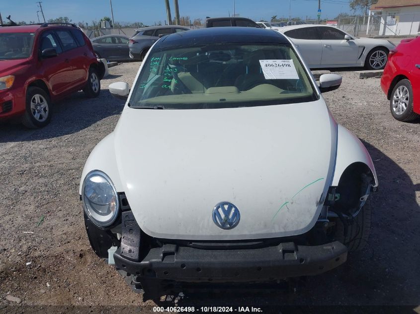 2013 Volkswagen Beetle 2.0L Tdi VIN: 3VWRL7AT3DM667919 Lot: 40626498