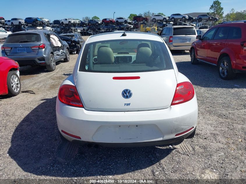 2013 Volkswagen Beetle 2.0L Tdi VIN: 3VWRL7AT3DM667919 Lot: 40626498