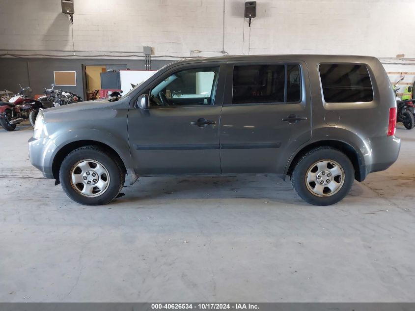 2010 Honda Pilot Lx VIN: 5FNYF4H2XAB004526 Lot: 40626534