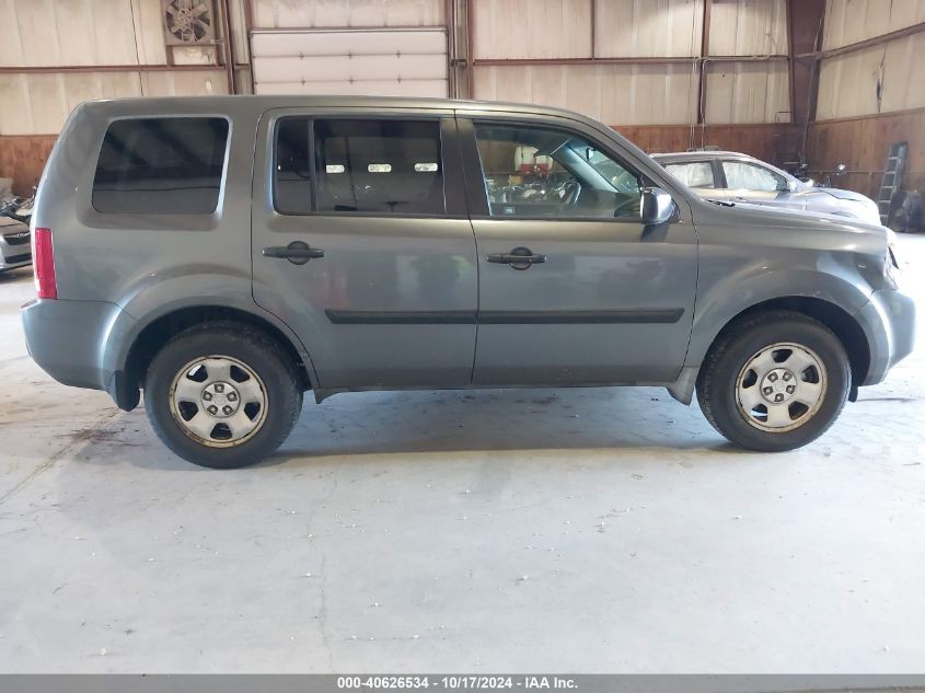 2010 Honda Pilot Lx VIN: 5FNYF4H2XAB004526 Lot: 40626534