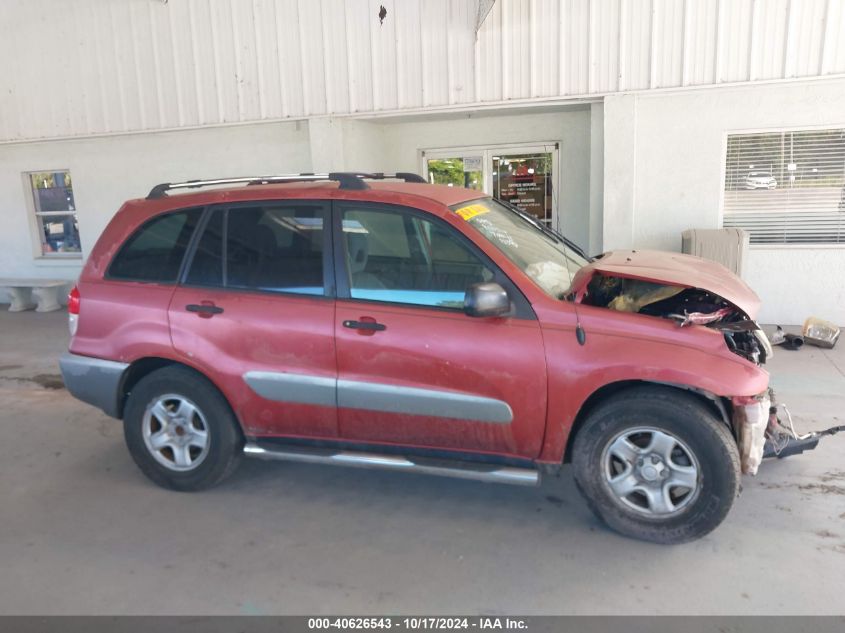 2003 Toyota Rav4 VIN: JTEGH20V330104836 Lot: 40626543