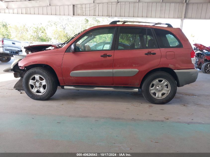 2003 Toyota Rav4 VIN: JTEGH20V330104836 Lot: 40626543