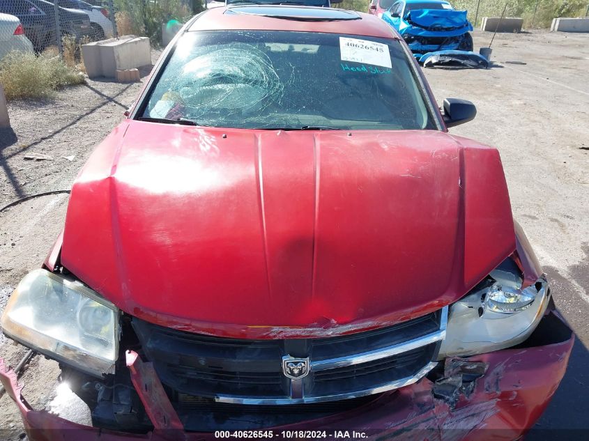 2008 Dodge Avenger Sxt VIN: 1B3LC56R98N169618 Lot: 40626545