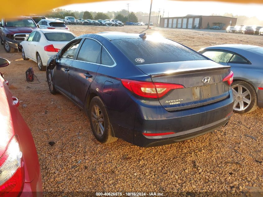 VIN 5NPE24AFXGH305769 2016 Hyundai Sonata, SE no.3