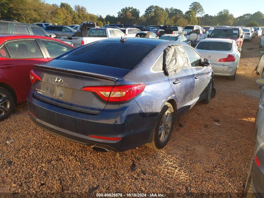 VIN 5NPE24AFXGH305769 2016 Hyundai Sonata, SE no.4